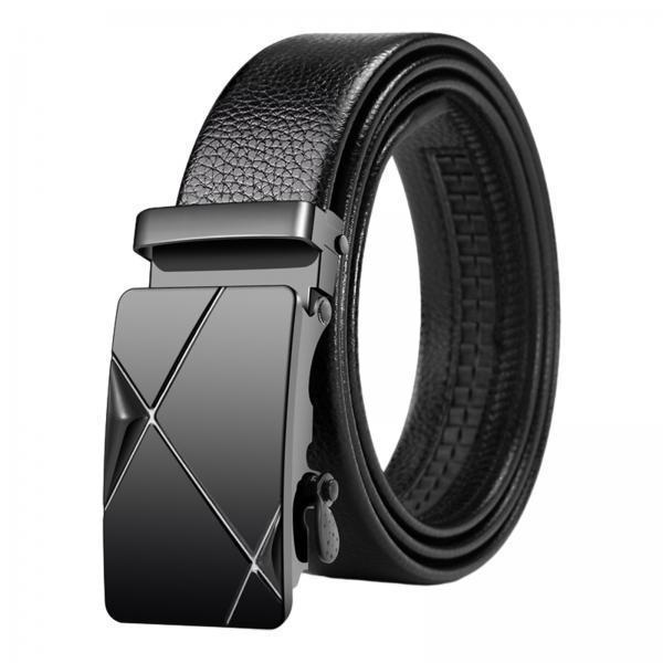 Men Formal Wear With Jeans - Adjustable Automatic Buckle Ratchet Belt for