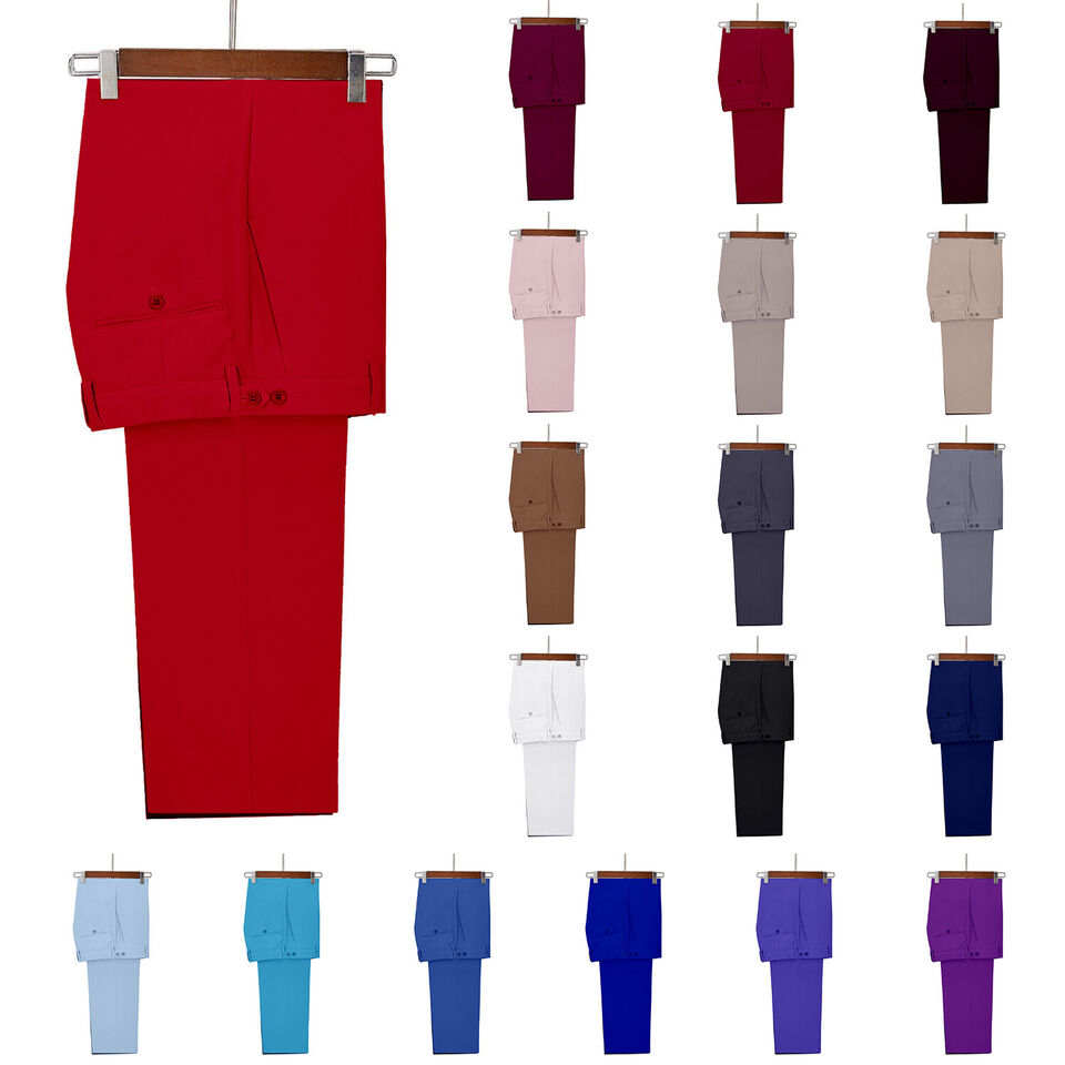 Tall Men Formal Wear - Business Mens Pants Trousers Formal Groom