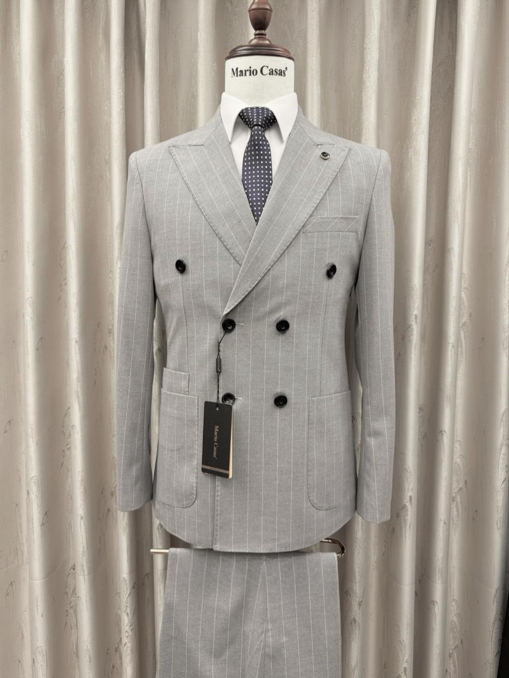 2026 New Striped Suit Set 2 Pi - огляд і ціна Men Formal Wear For Wedding