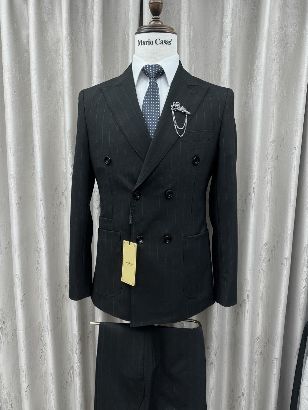 2026 New Striped Suit Set 2 Pi - огляд і ціна Men Formal Wear For Wedding