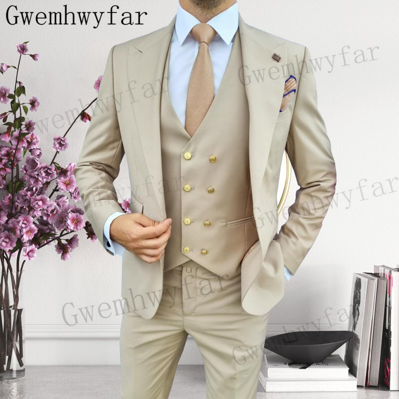 Gwenhwyfar Groomsmen Peaked La - огляд і ціна Men Formal Wear For Wedding
