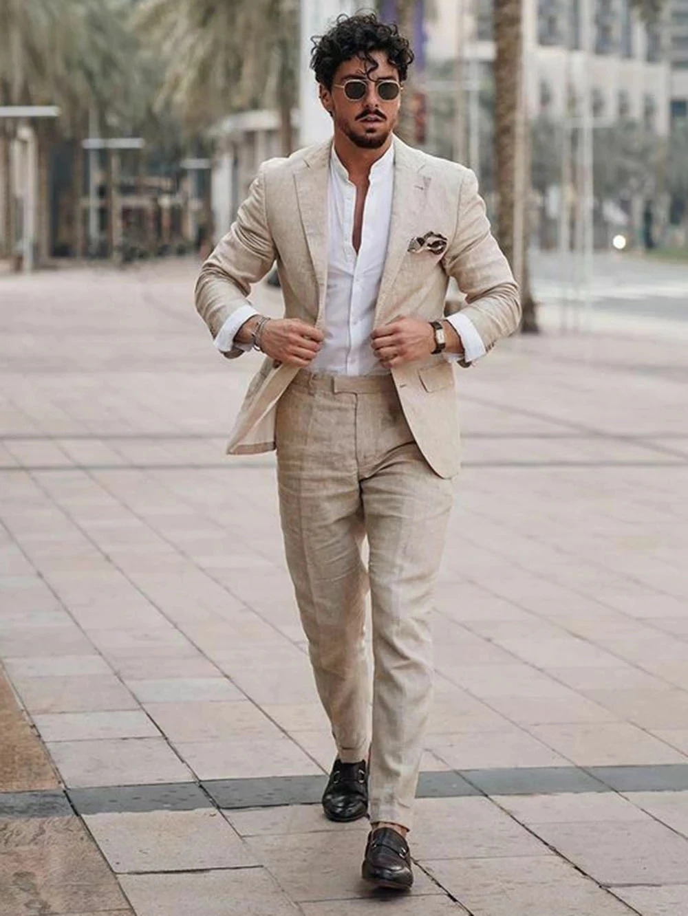 Summer Beach Business Linen Me - огляд і ціна Men Formal Wear Summer