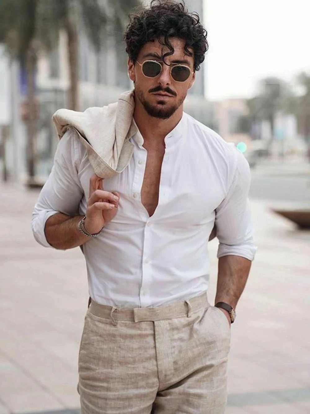 Summer Beach Business Linen Me - огляд і ціна Men Formal Wear Summer