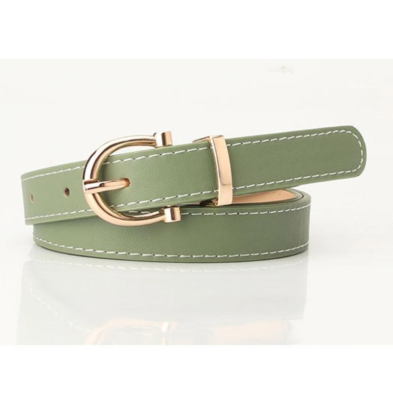 652F Fashion Hot Girls Oval Bu - огляд і ціна Formal Belt Leather Thin