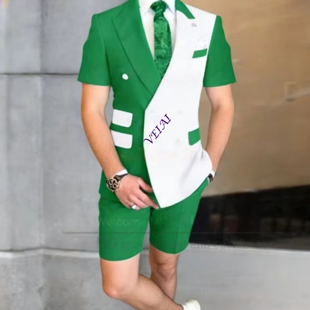 Summer Men's 2-Piece Casual Su - огляд і ціна Men Formal Wear Summer