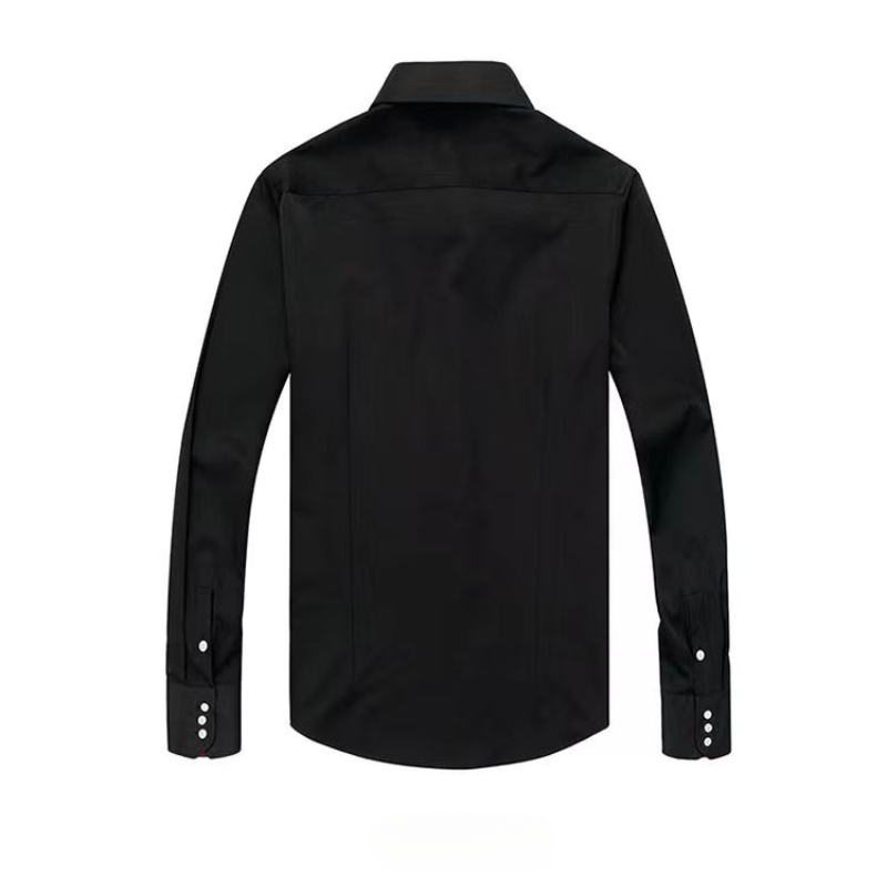 Men Designer Dress Shirt Butto - огляд і ціна Korean Men Formal Wear
