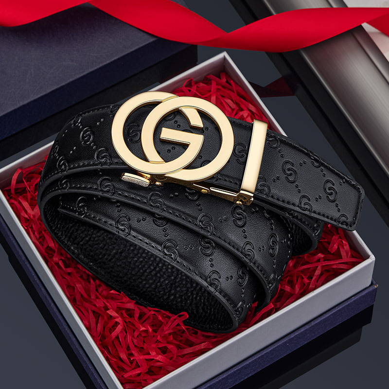 New Thin 34mm Business Men's B - огляд і ціна Formal Belt Leather Thin