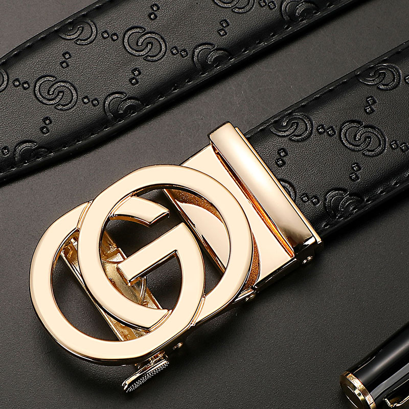 New Thin 34mm Business Men's B - огляд і ціна Formal Belt Leather Thin