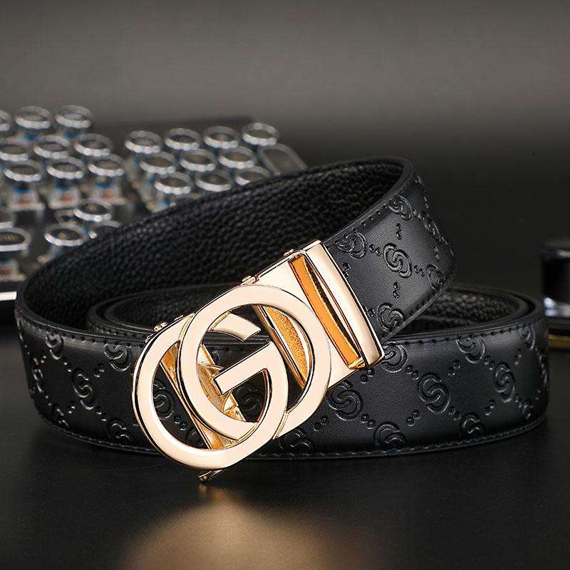 New Thin 34mm Business Men's B - огляд і ціна Formal Belt Leather Thin
