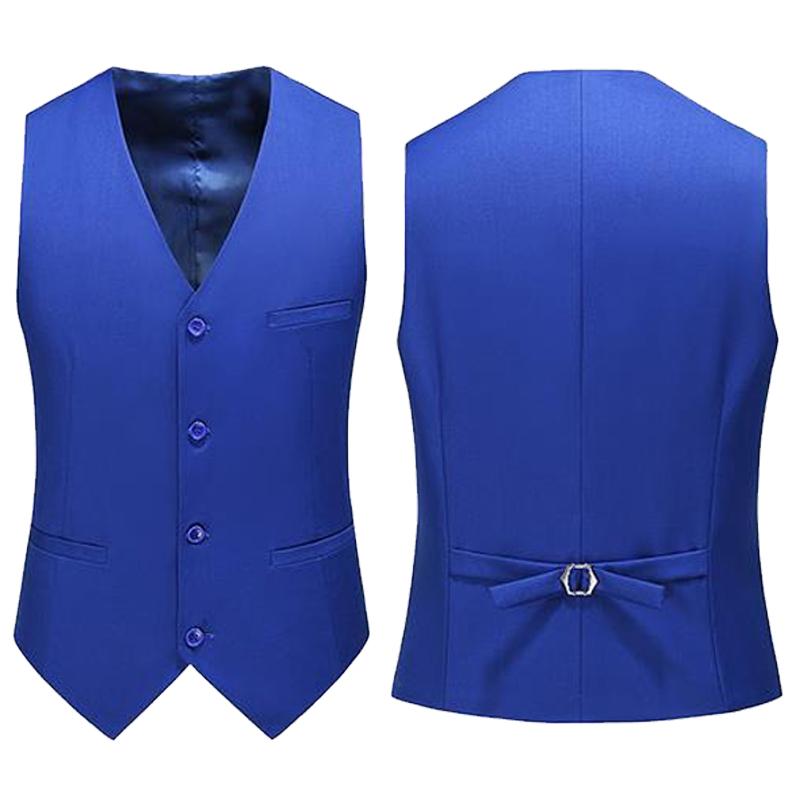 19 Colors Men Vest Solid Color - огляд і ціна Formal Vest Waistcoat