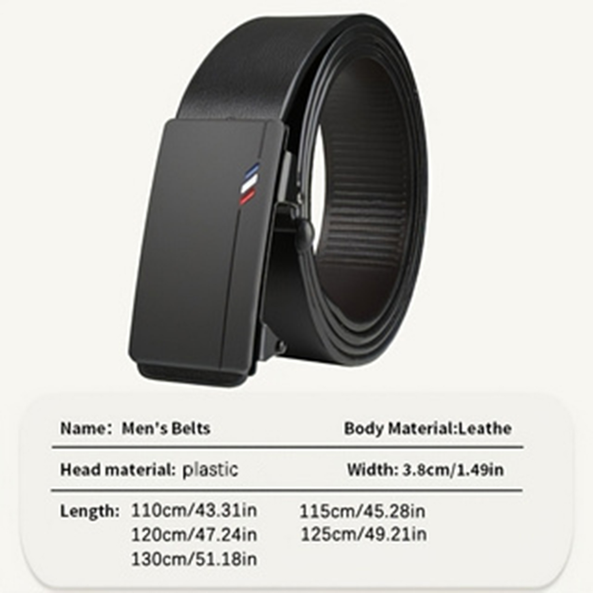 3-piece men's belt black multi - огляд і ціна Men Formal Wear With Jeans