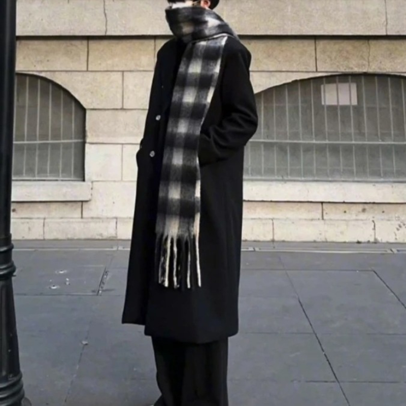 Korean Inspired Men's Wool Ove - огляд і ціна Korean Men Formal Wear