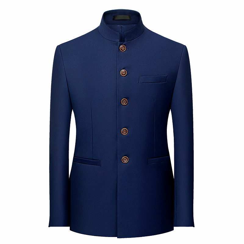 2026 Men's Chinese Style Long  - огляд і ціна Korean Men Formal Wear
