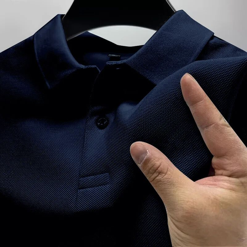 Men's Casual Polo Shirt Black  - огляд і ціна Men Formal Wear Design