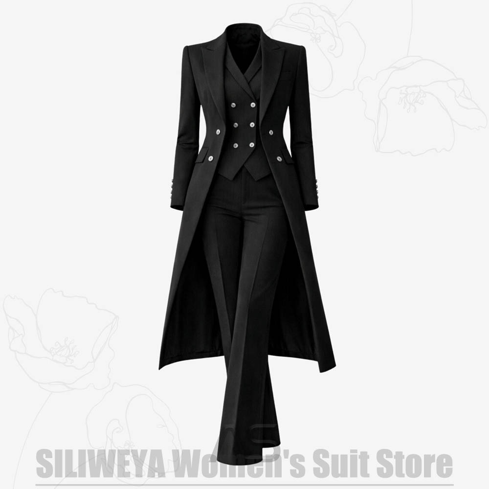 Women's Suit 3 Piece Double Br - огляд і ціна Formal Vest Waistcoat