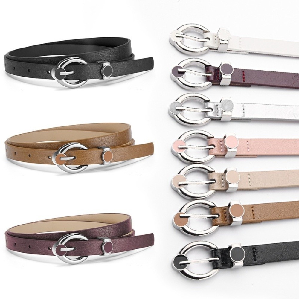 Fashion Alloy Pin Buckle Thin  - огляд і ціна Formal Belt Leather Thin