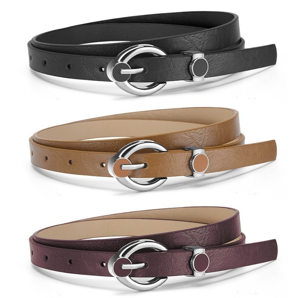 Fashion Alloy Pin Buckle Thin  - огляд і ціна Formal Belt Leather Thin