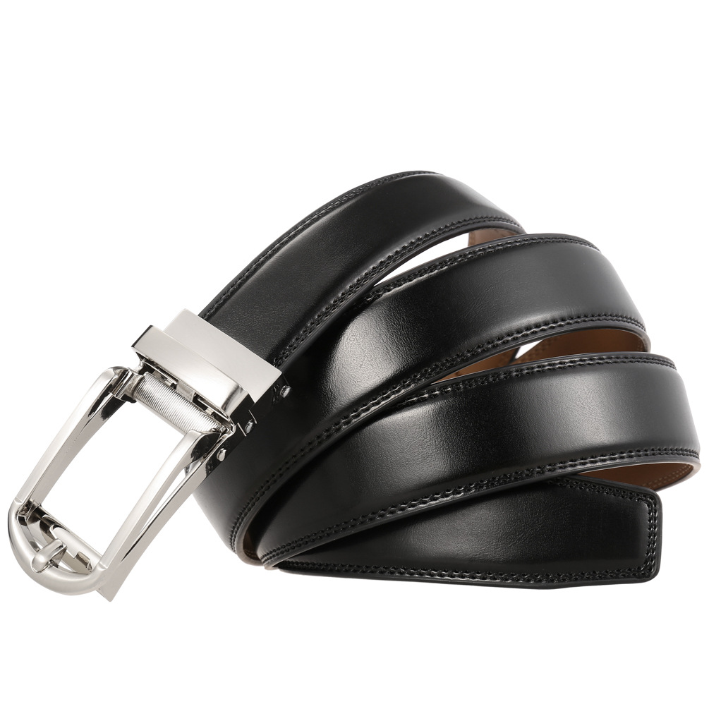 3-3.1cm Width Cowskin Leather  - огляд і ціна Formal Belt Leather Thin