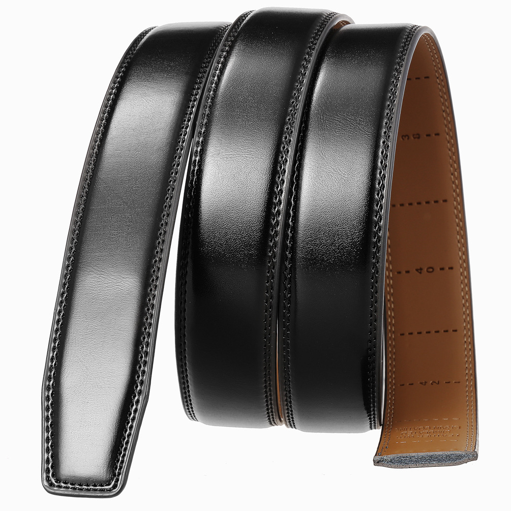 3-3.1cm Width Cowskin Leather  - огляд і ціна Formal Belt Leather Thin