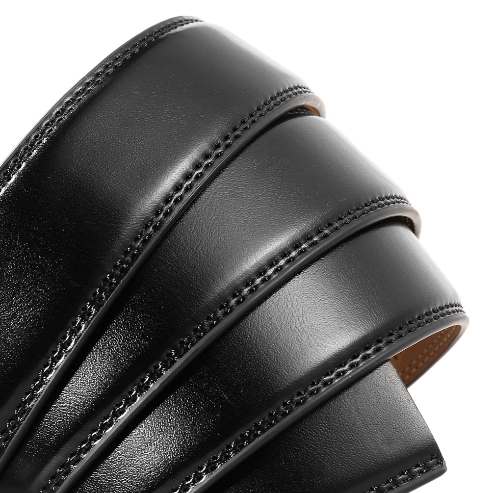 3-3.1cm Width Cowskin Leather  - огляд і ціна Formal Belt Leather Thin