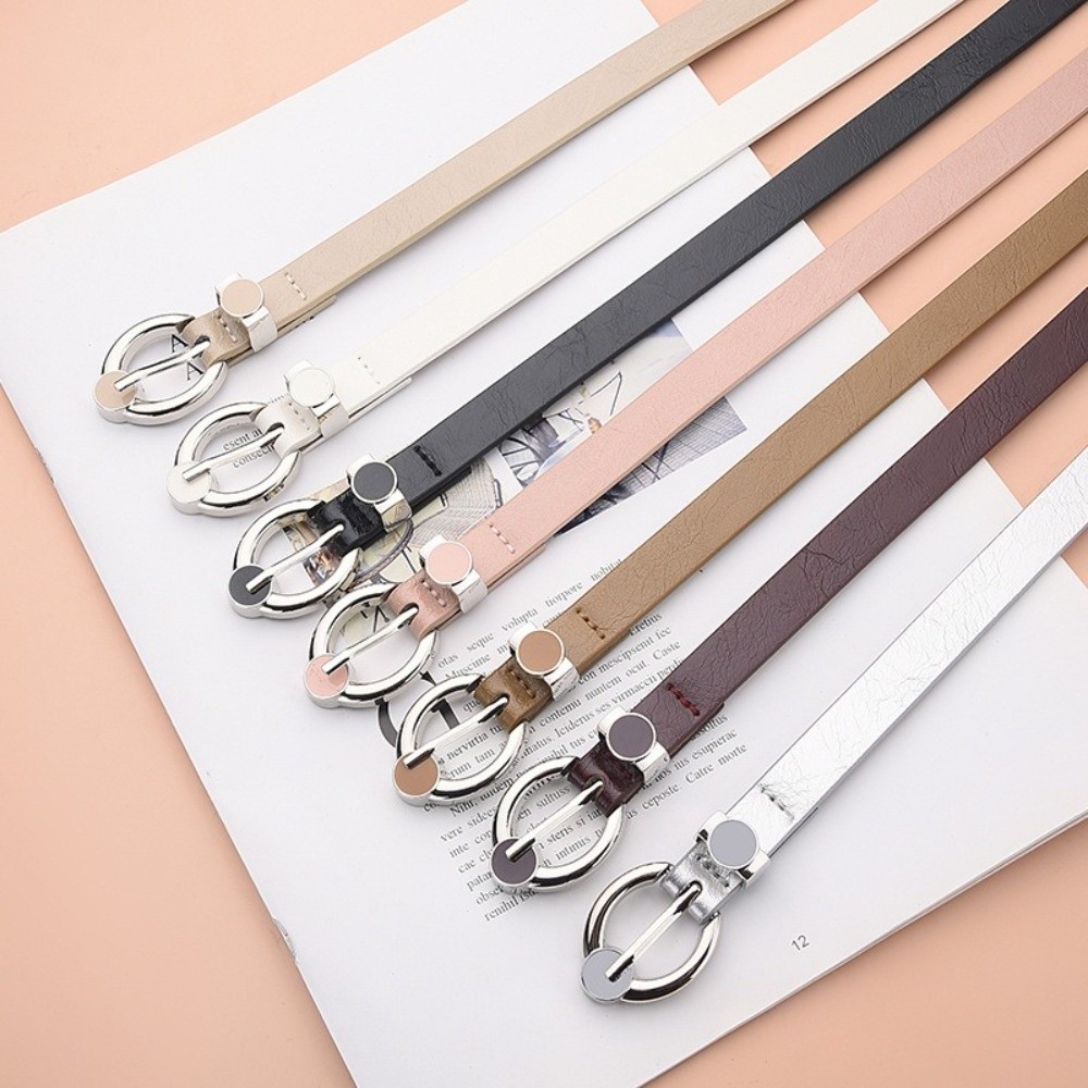 Fashion Alloy Pin Buckle Thin  - огляд і ціна Formal Belt Leather Thin