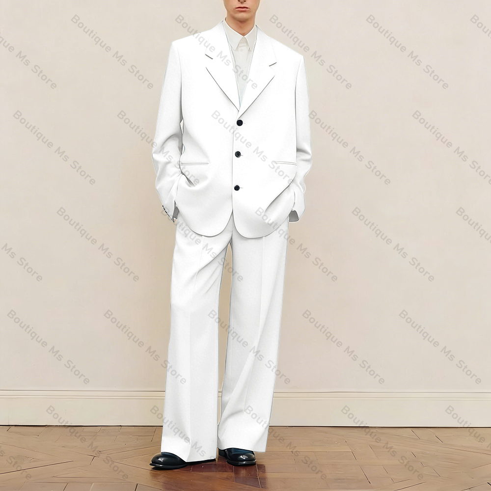 Men's Black Oversized Suit Set - огляд і ціна Men Formal Wear For Wedding