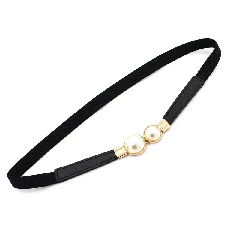 Women's Belt Creative Double P - огляд і ціна Formal Belt Leather Thin
