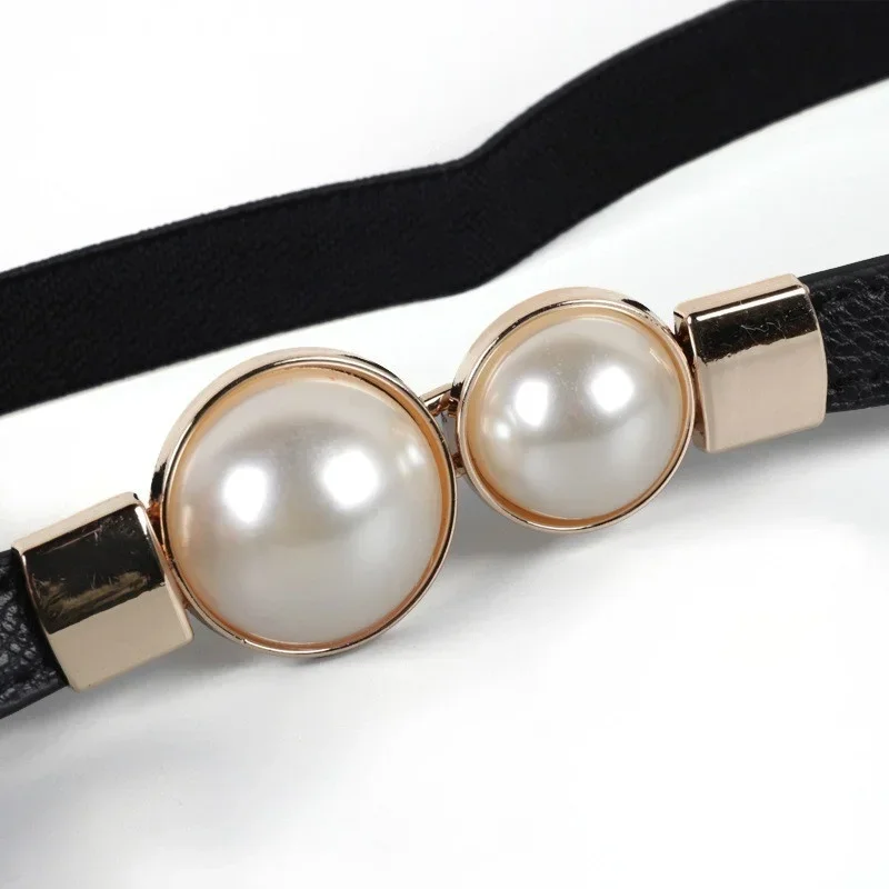 Women's Belt Creative Double P - огляд і ціна Formal Belt Leather Thin